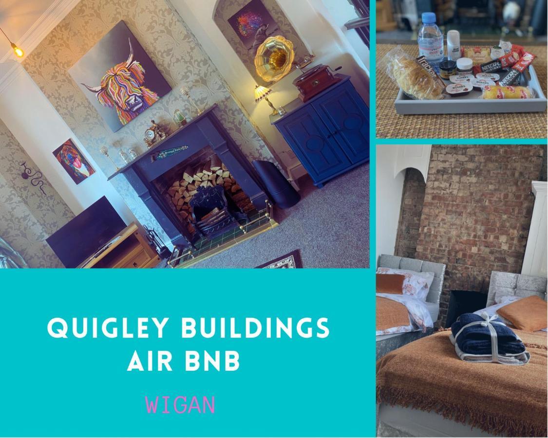 Appartement Quigley Buildings - Stylish Entire 2 Bed House Sleeps 5 Wigan - Private Garden - Free Parking - Wifi - Secure Garden Extérieur photo